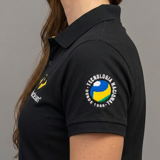 Polo Oficial Pisoclean — Linha Feminina